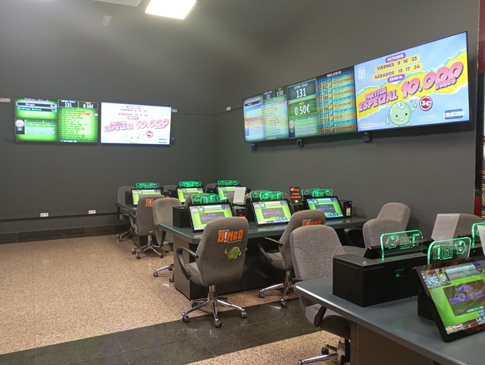 Bingo electrónico en el Kasino Punto Zero Mareta Telde