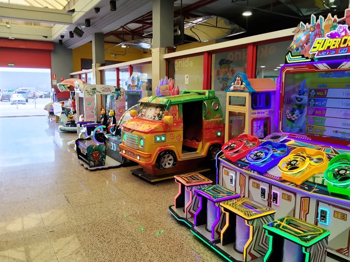 Máquinas infantiles en La Mareta